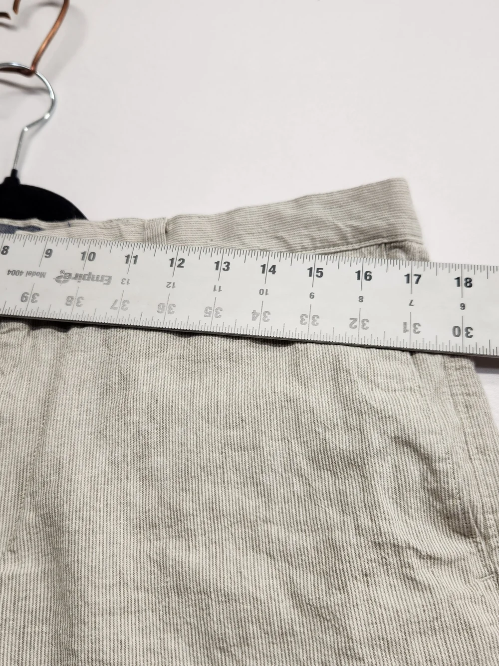⭐️Banana Republic Linen Blend Chino Shorts Striped 34 Classic Summer Beach
